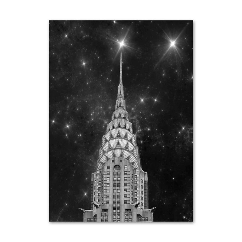 New York City Canvas Wall Art – Black & White NYC Poster Prints