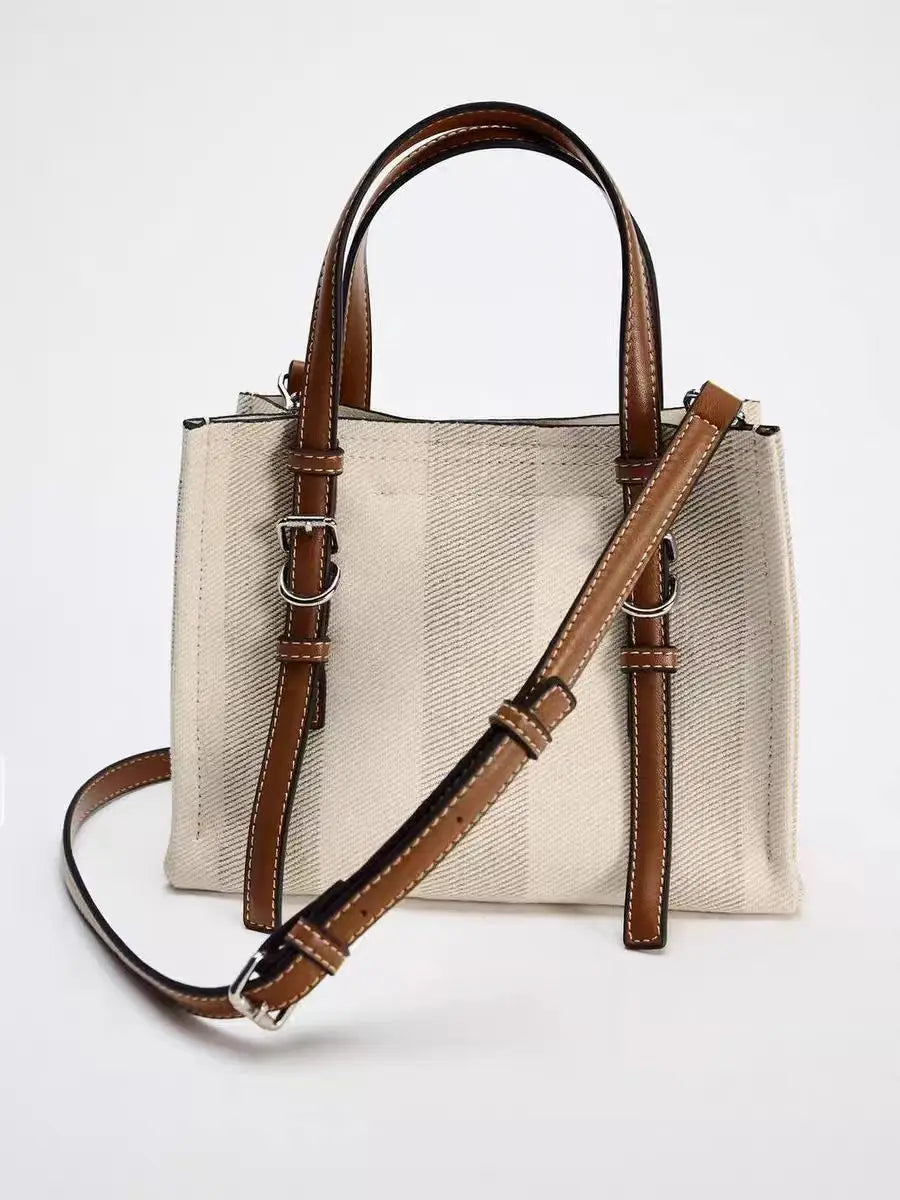 Luxury PU Leather Tote Bag – Women's Shoulder & Crossbody Handbag