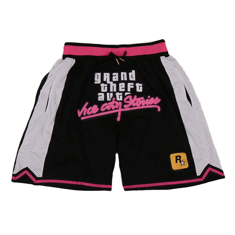 Mamba Embroidered Basketball Shorts with Pockets