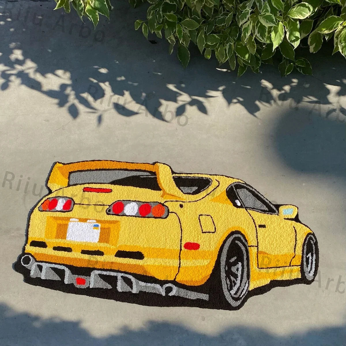 Car Shaped Rug – Soft Non-Slip Cartoon Floor Mat for Home Decor