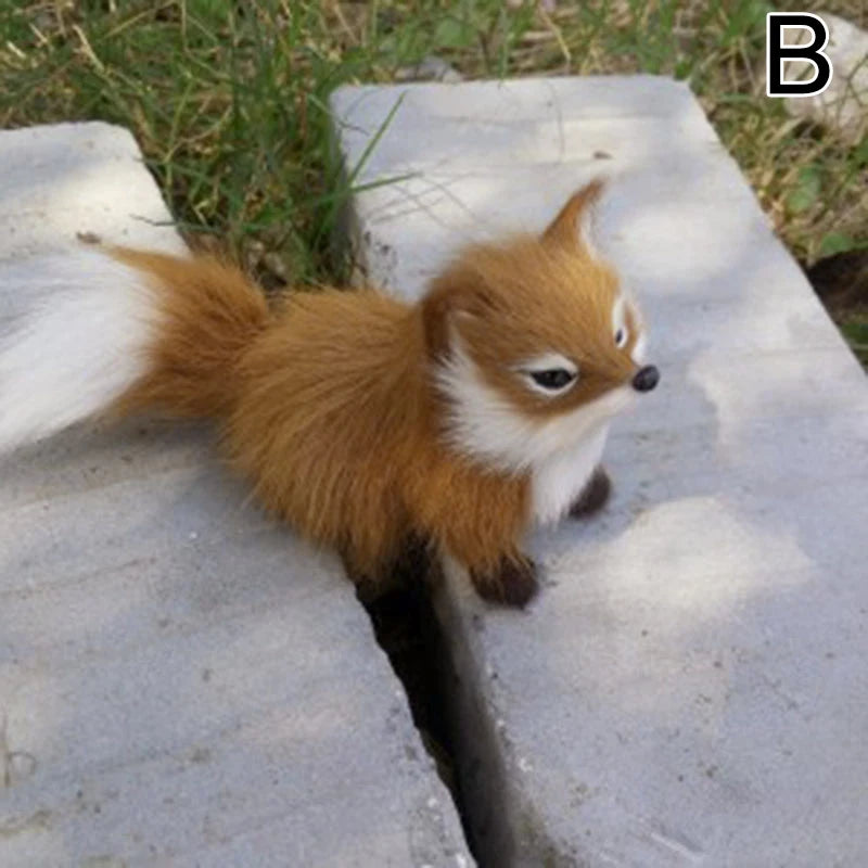 Realistic Fox Plush Toy Kids Birthday Gift