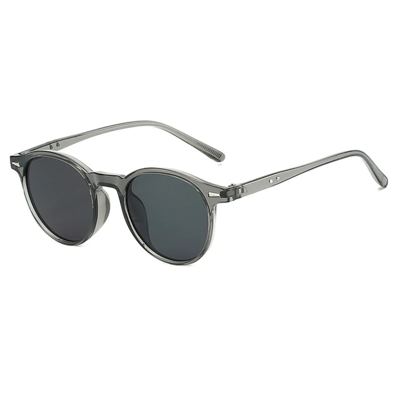 Round Retro Sunglasses for Women – Vintage Punk Designer Shades