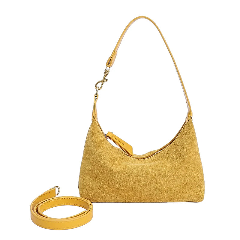 Small Crossbody Hobo Bag – Women's PU Leather Shoulder Purse