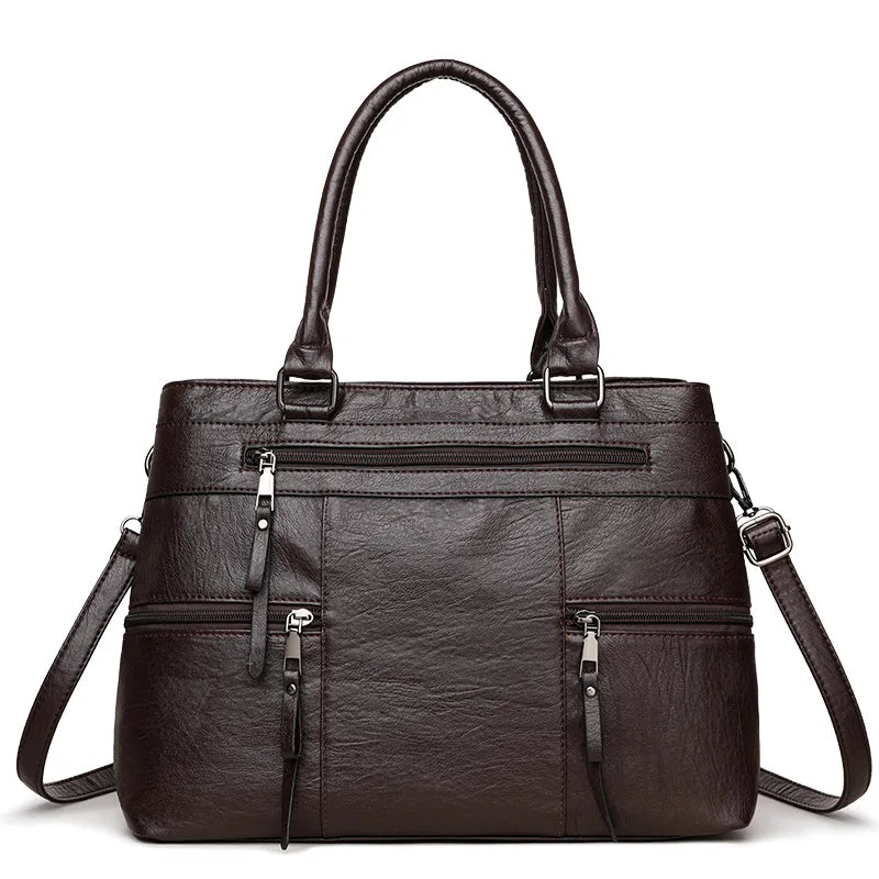 Elegant Handbag For Women High Quality Leather Top-Handle Bags