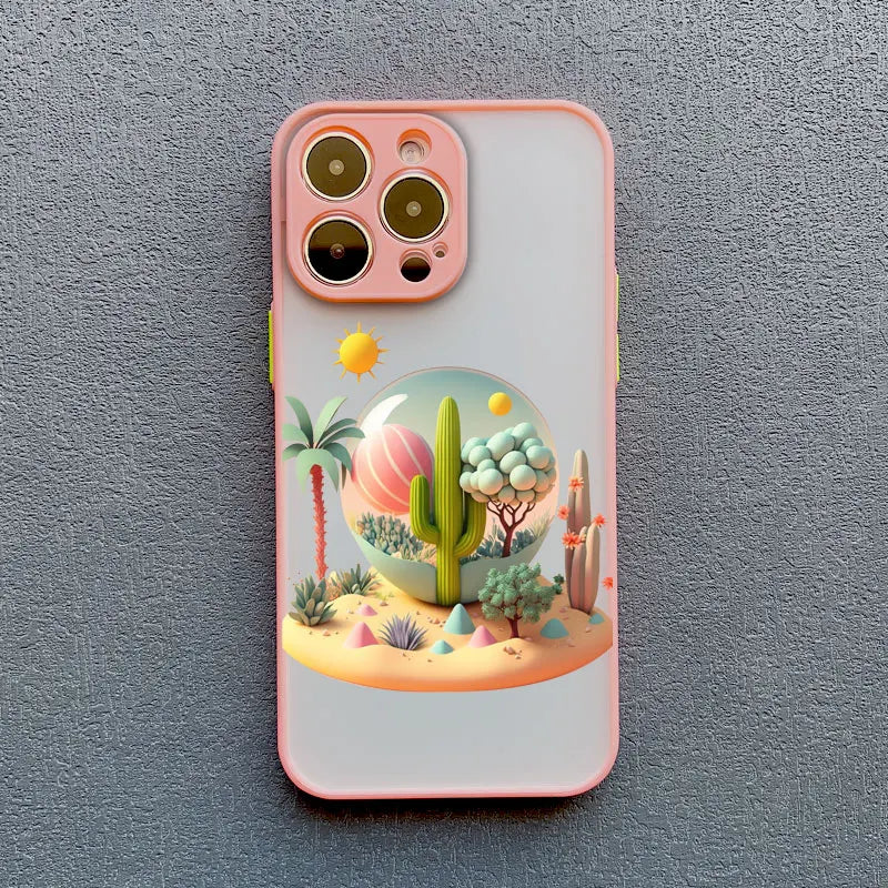 Mountain Landscape Scenery iPhone Case – Colorful Nature Print