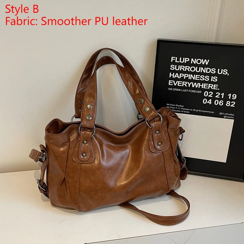 Soft Interior Compartment Shoulder Bags