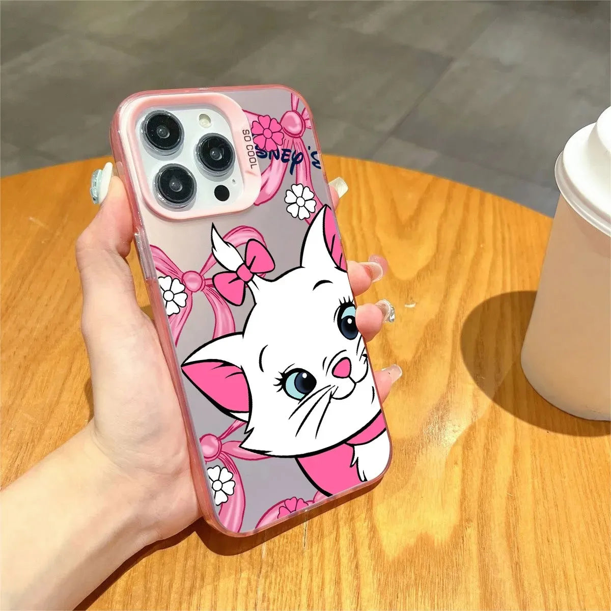 Marie Cat iPhone Case – Cute Cartoon Soft Silicone Cover