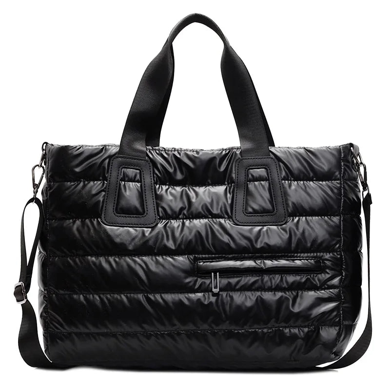 Large Capaci Casual Sle Women's down Cotton Jaet Bag
