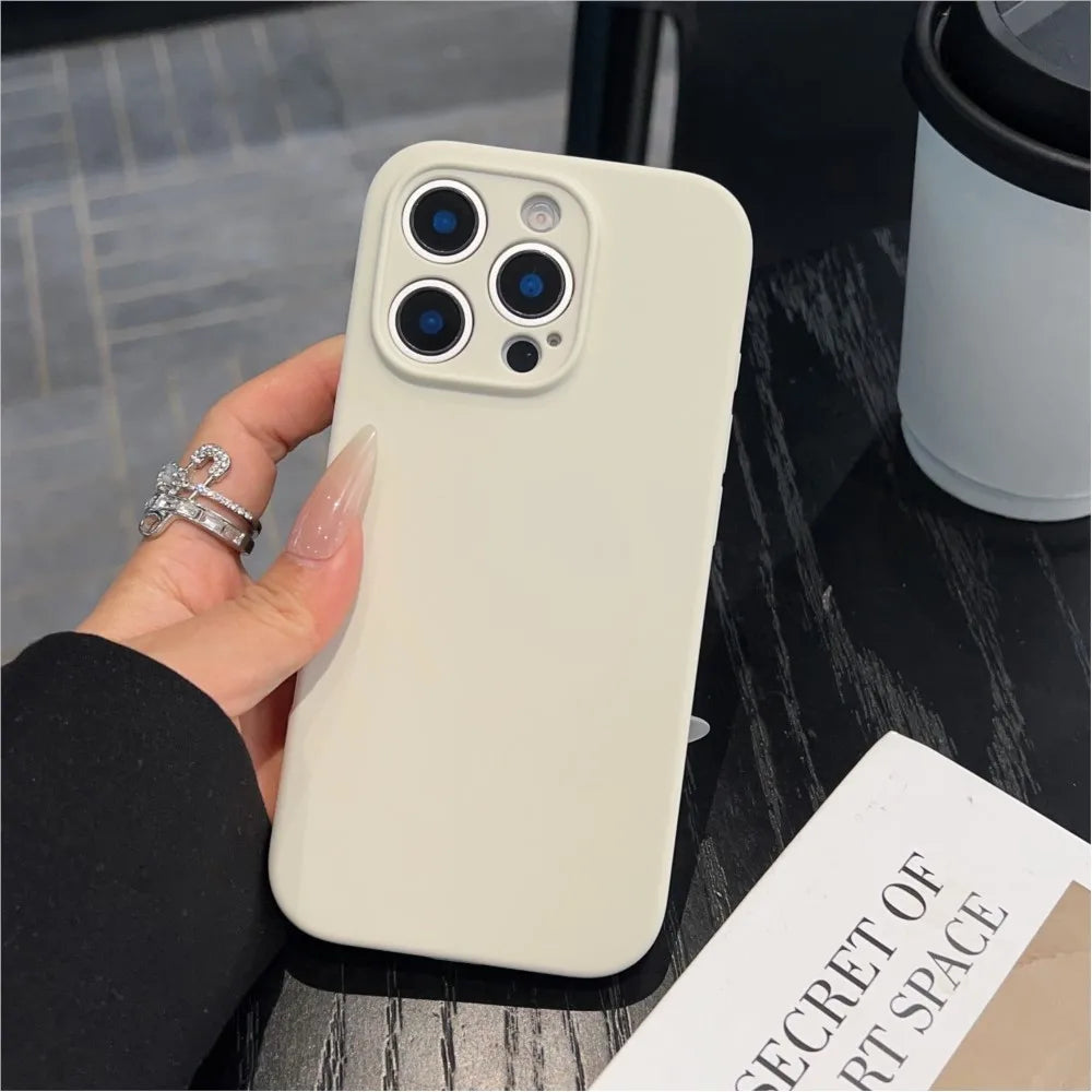 Liquid Silicone MagSafe iPhone Case – Camera Lens Protection