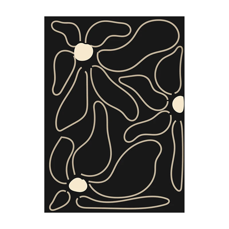 Minimalist Botanical Leaf Art Poster – Matisse-Inspired Wall Decor