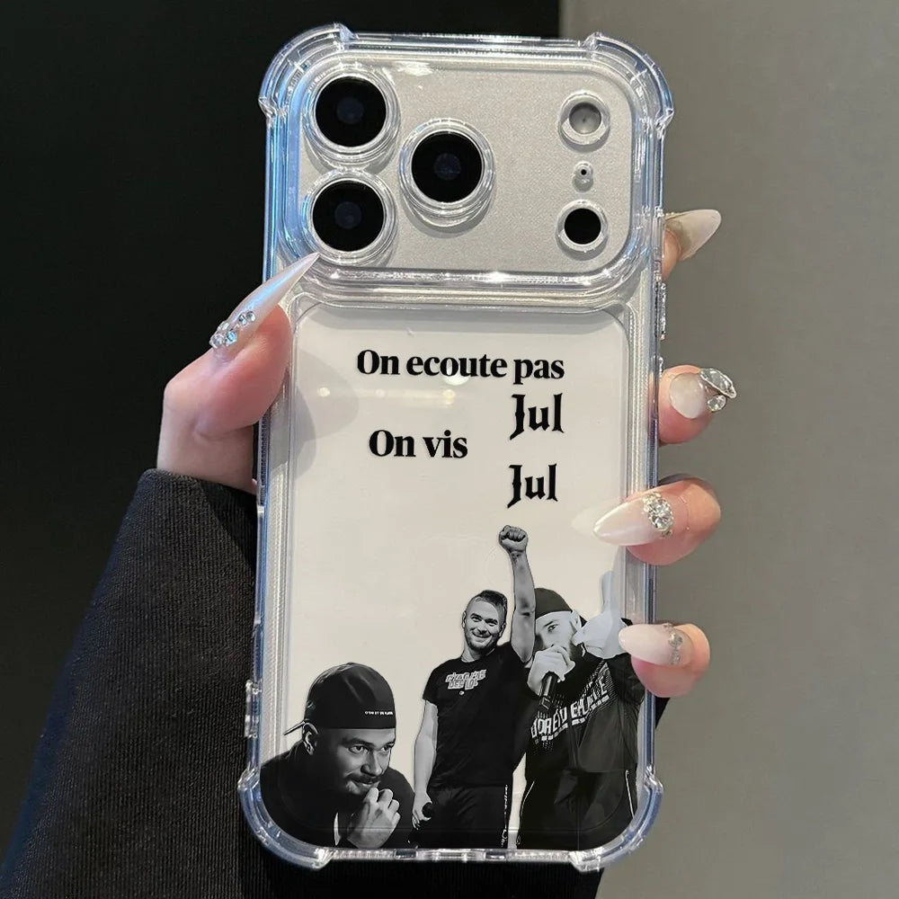 Jul Rapper Clear iPhone Case – iPhone 11 to 17 Series