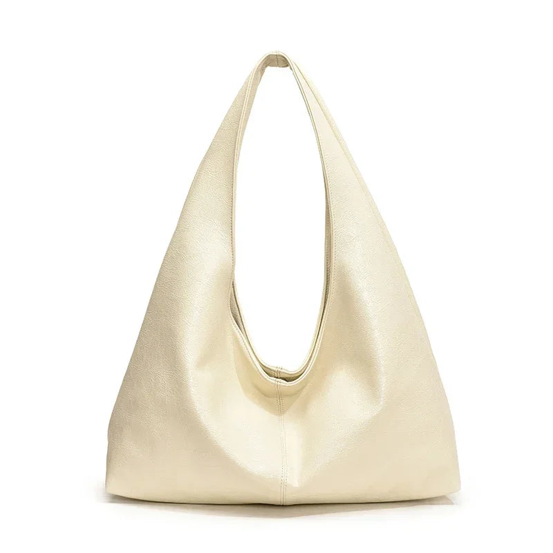 Designer Large PU Leather Hobo Underarm Bag