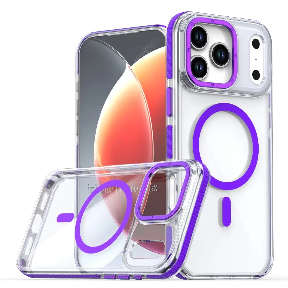 MagSafe Clear iPhone Case – Shockproof Wireless Charging Cover