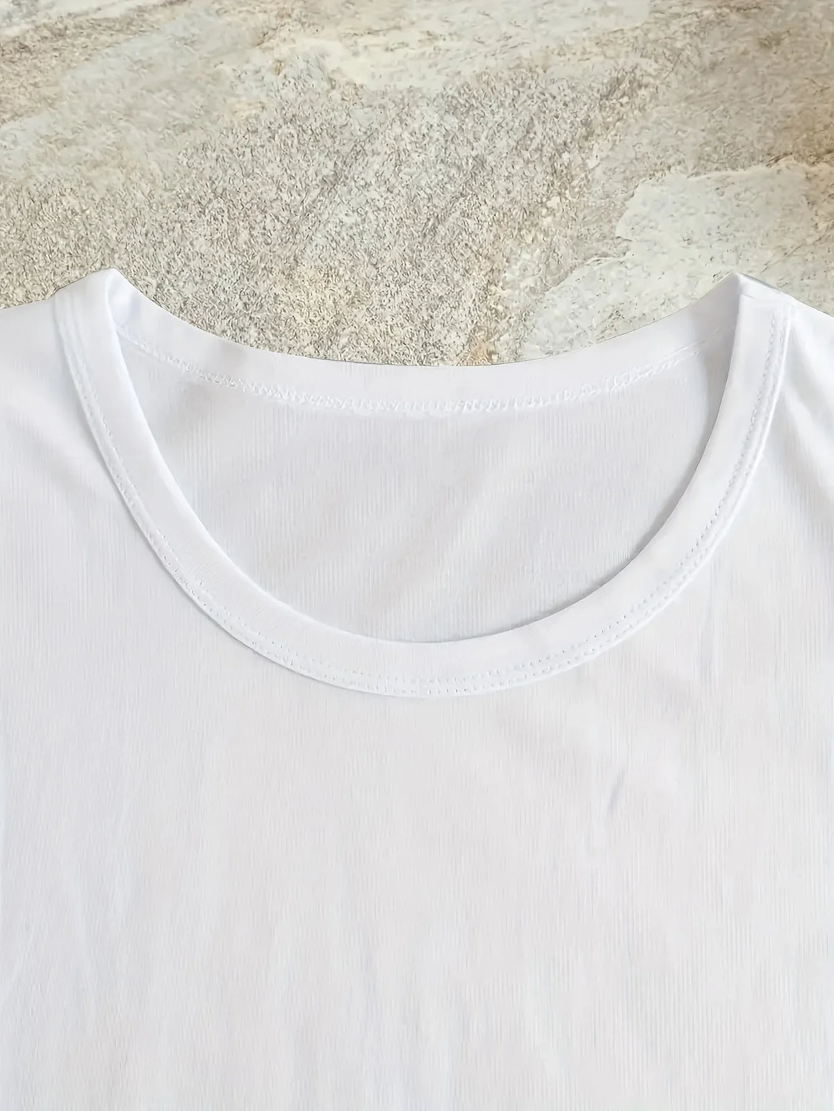 Cat Print Women's T-Shirt – Casual Short Sleeve Crew Neck Top