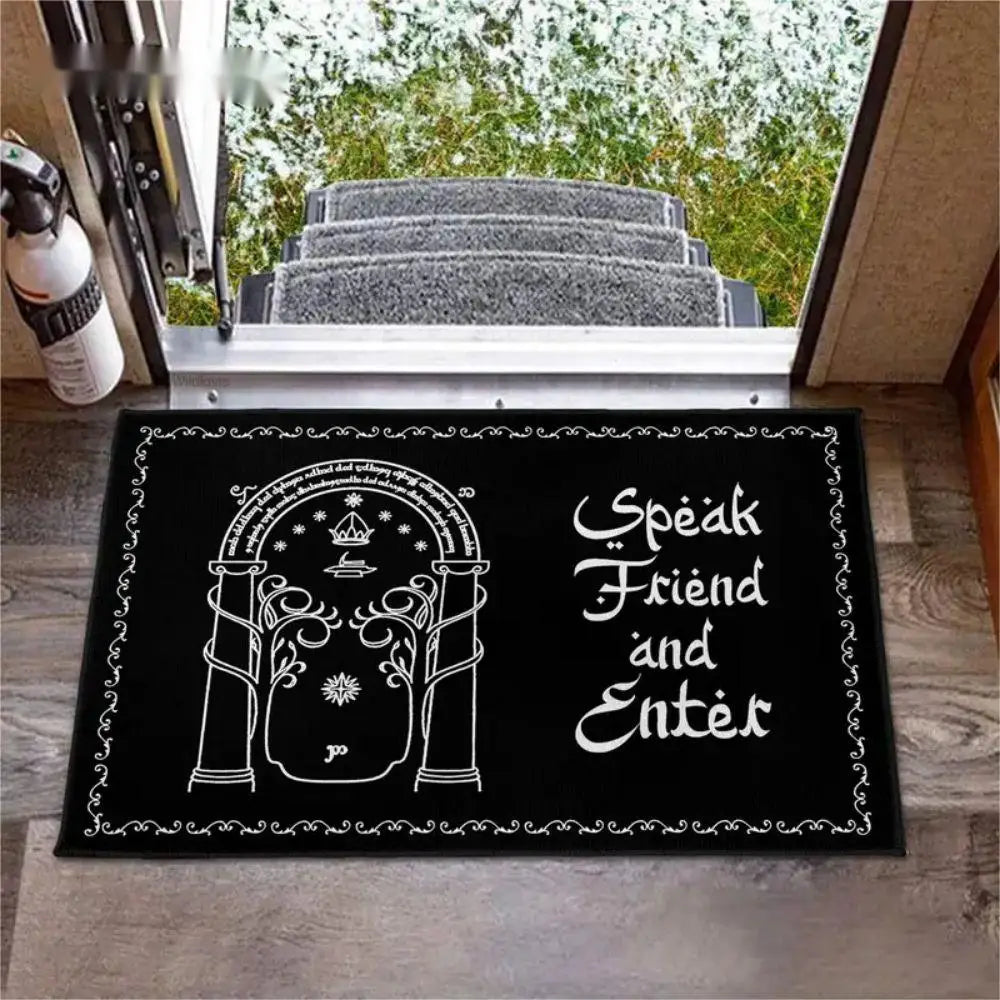Speak Friend and Enter Doormat – Fantasy Welcome Mat