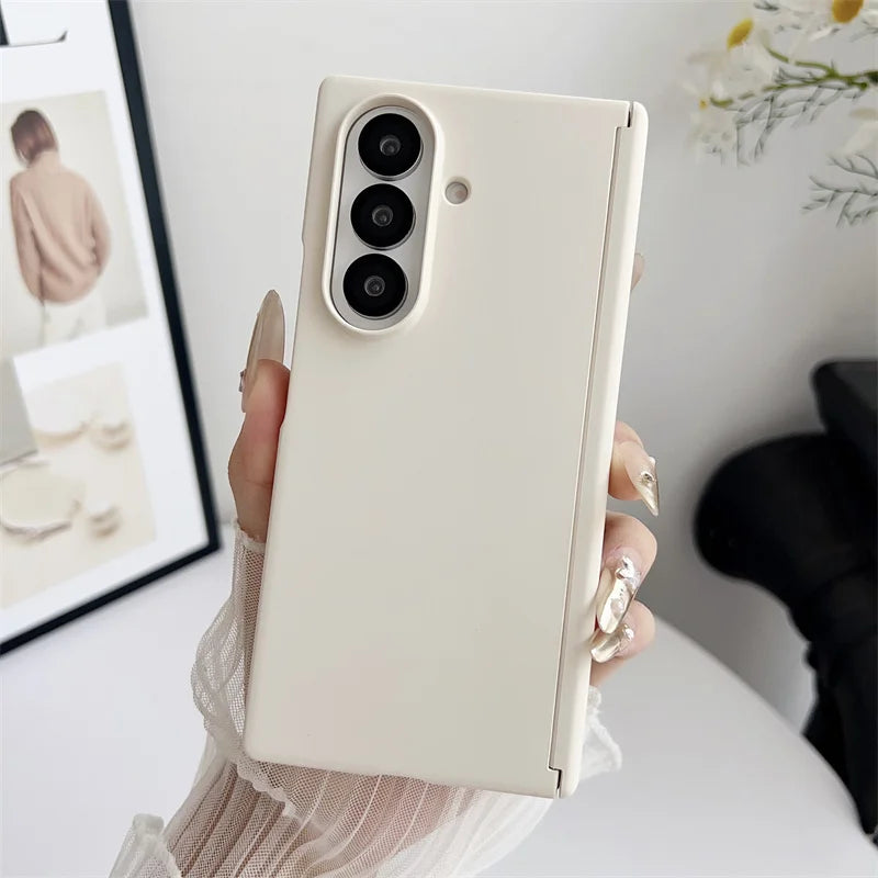 Samsung Galaxy Z Fold Case – Soft-Touch Solid Color Full Cover
