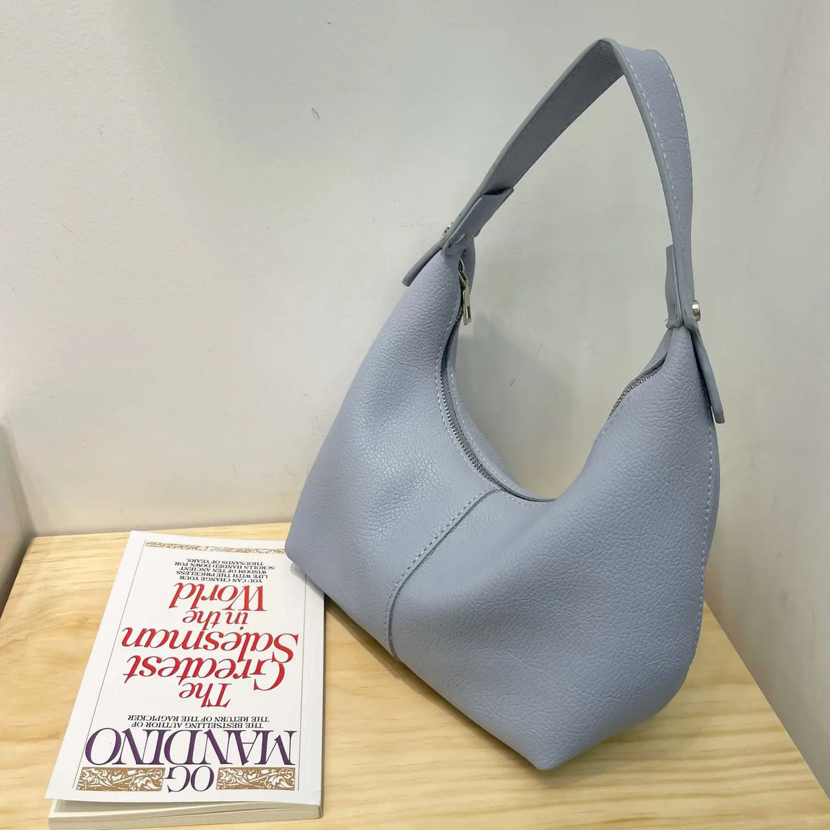 Women Vintage Underarm Bag PU Leather Soft Hobo Shoulder Bags