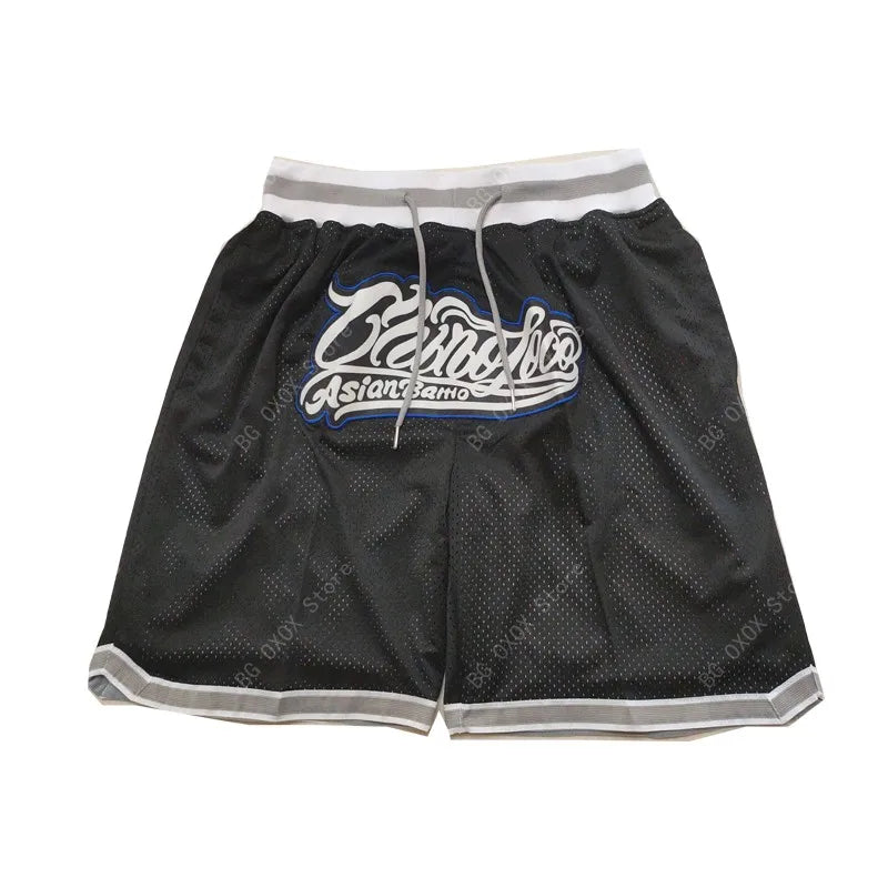 Carolina Basketball Shorts – Stitched Embroidery with Pockets