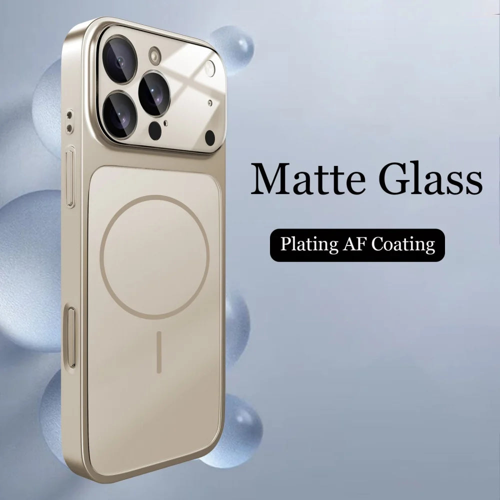 MagSafe Matte Glass iPhone Case – iPhone 13 to 17 Series