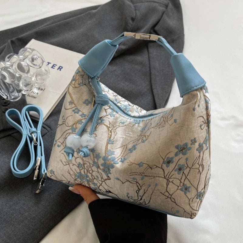 Casual Embroidered Chinese Style Handbag