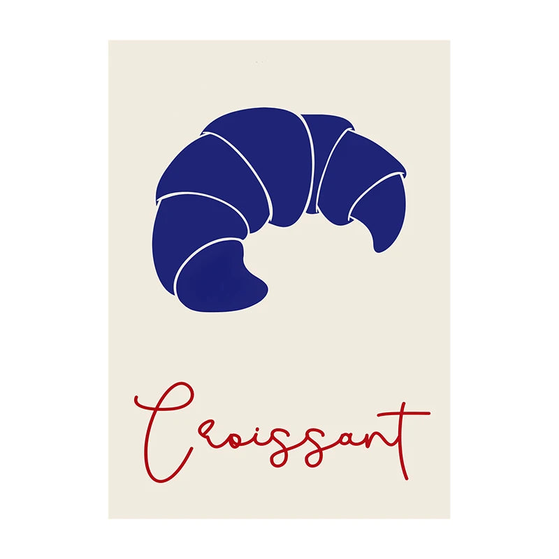 Kitchen Wall Art Poster – Bon Appétit Minimalist Typography Print