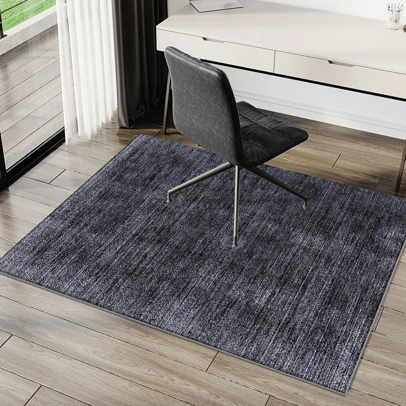 Vikama Modern Minimalist Rug Study Office Computer Desk Gaming Chair Anti-Slip Mat Bedroom Carpet