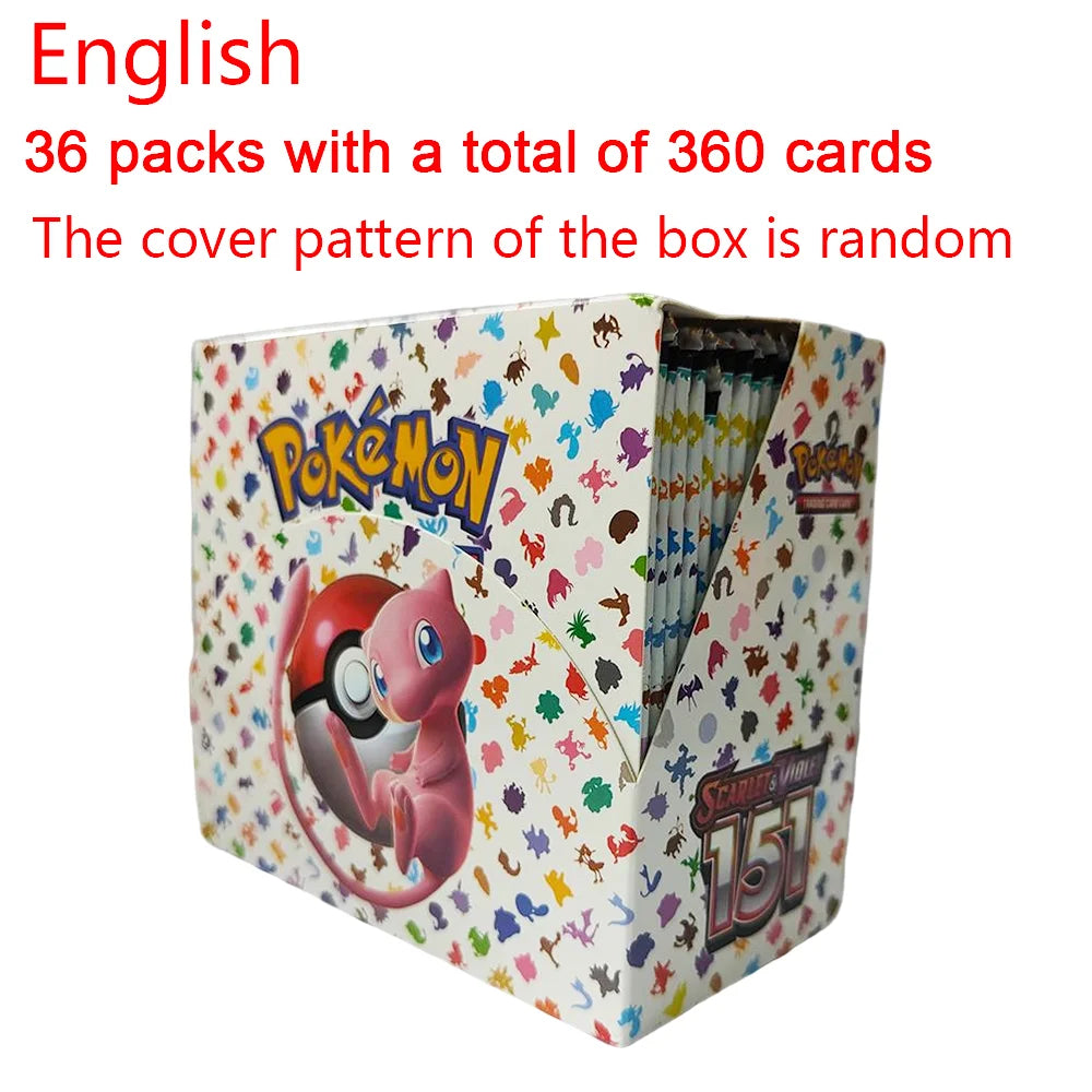 360Pcs Pokemon Card Destined Rivals Prismatic Evolutions Scarlet Violet 151 PALDEAN English Booster Battle Transaction Card