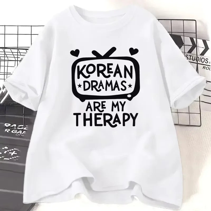 Korean Dramas Are My Therapy Women's Graphic T-Shirt