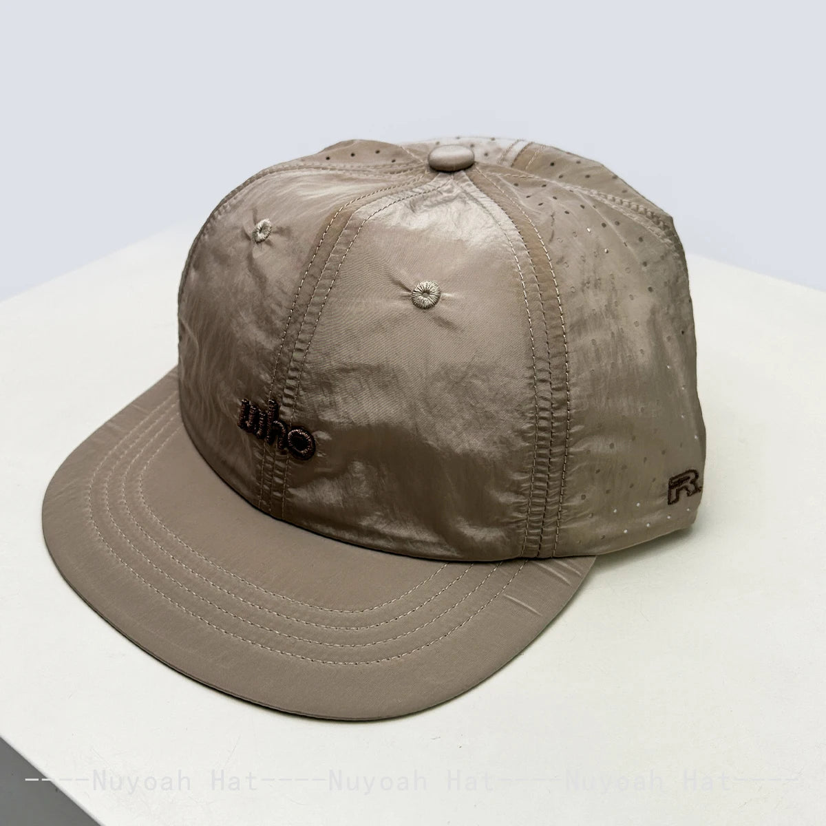 Embroidered Baseball Cap – Quick-Dry Mesh Snapback