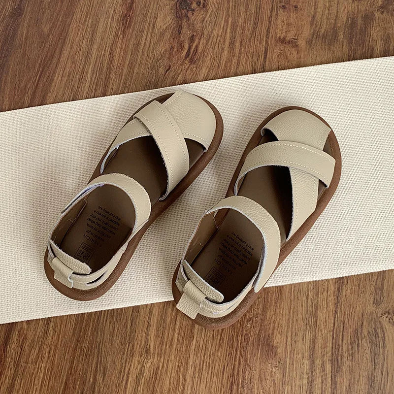 Women's Roman Sandals – Soft Sole Summer Beach Shoes