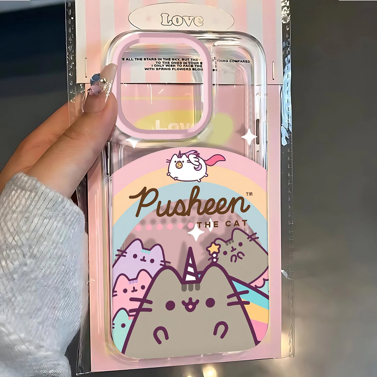 Pusheen Cat Donut Clear Case – Xiaomi 15 / 14 / 13 / 12 / 11 / Poco F7 / X7 / X6