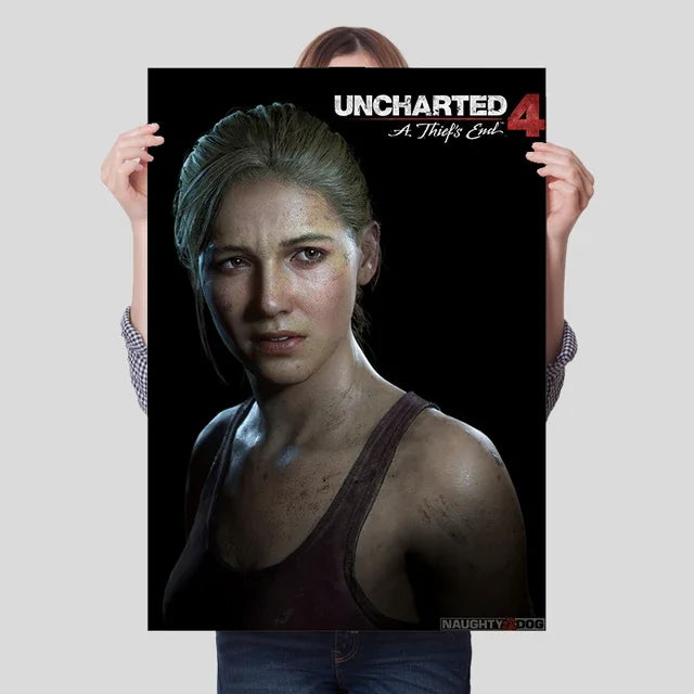 Uncharted Video Game Canvas Poster – Wall Art Print for Home Decor