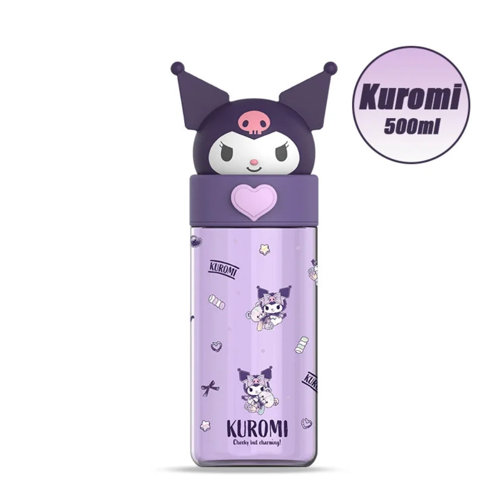 Sanrio 500ml Transparent Water Bottle