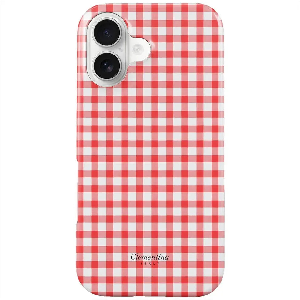 La Dolce Vita Gingham Phone Case for Samsung Galaxy S26 S25 S24 S23 A56 A36 A26 A16 S20 FE Ultra Plus Edge 5G