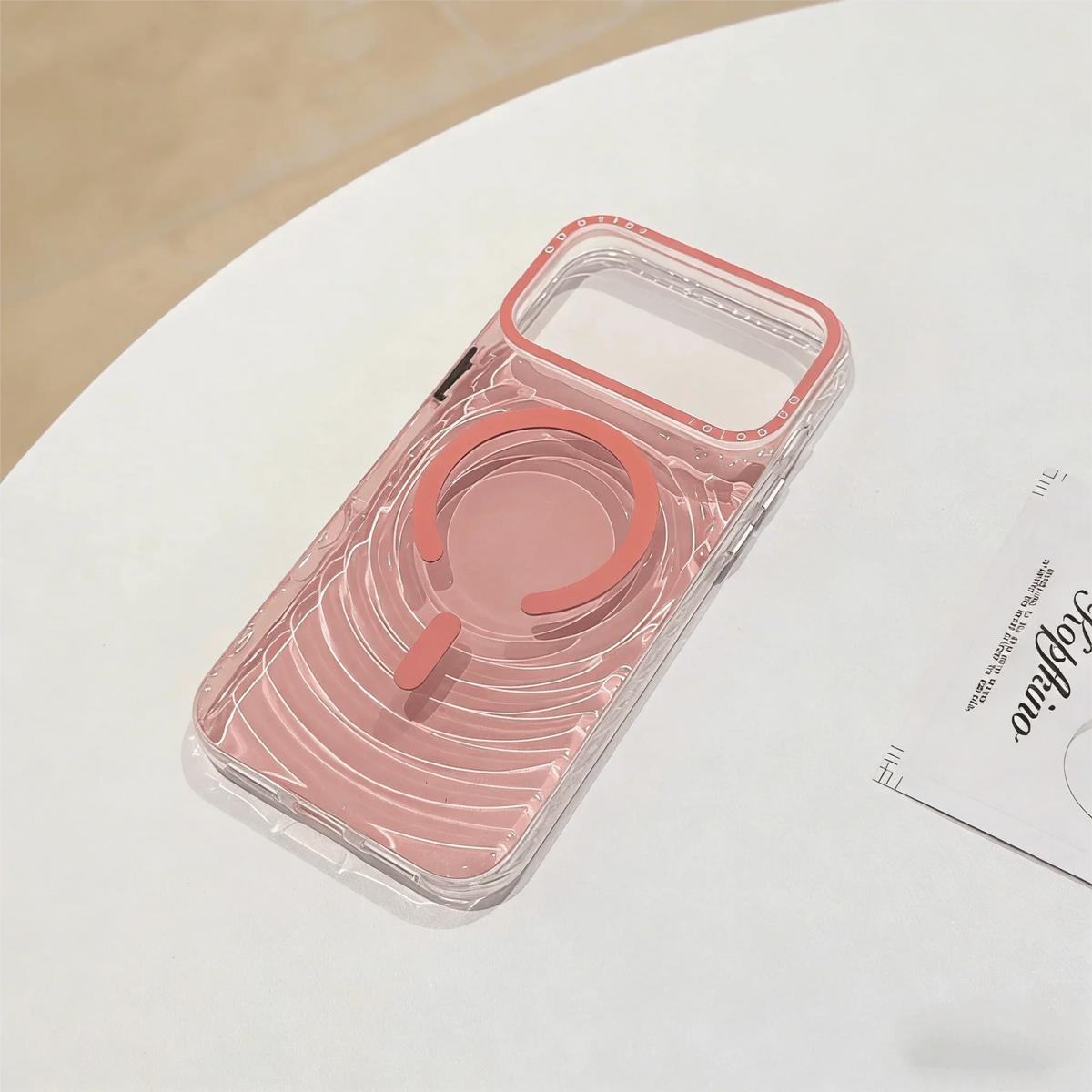 Clear Ripple MagSafe Magnetic Phone Case – iPhone 13 to 17 Series
