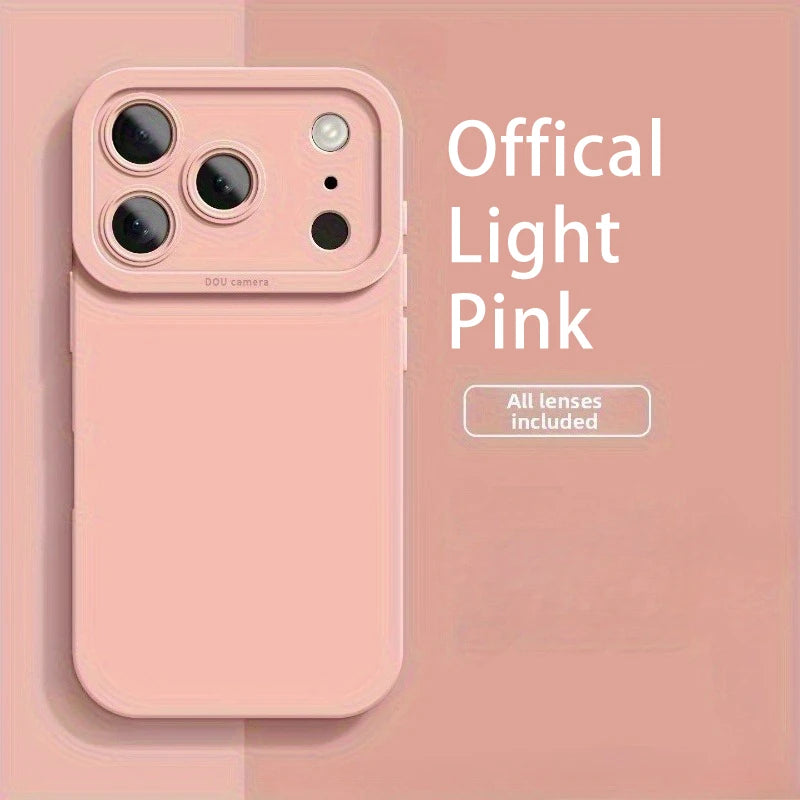 Liquid Silicone iPhone Case with Camera Lens Protection