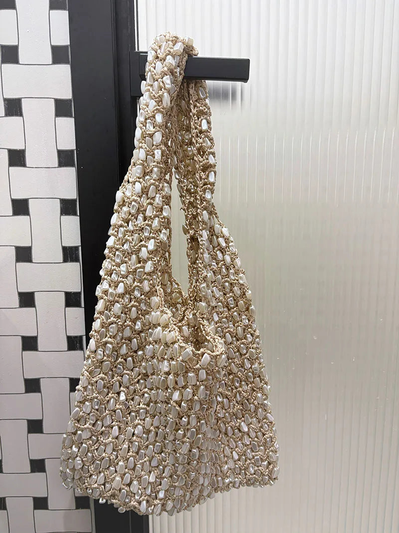 Pearl Beaded Evening Bag – Wedding & Party Bridal Purse