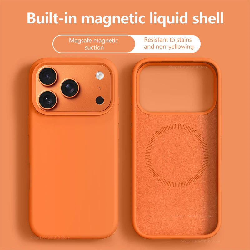 Liquid Silicone MagSafe iPhone Case – iPhone 17 & 16 Series