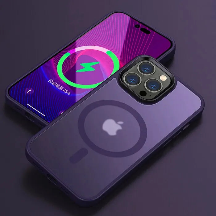 MagSafe Matte Translucent Shockproof iPhone Case – iPhone 11 to 17 Series
