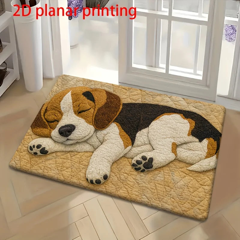 Beagle Doormat – Non-Slip Stain-Resistant Indoor Outdoor Rug
