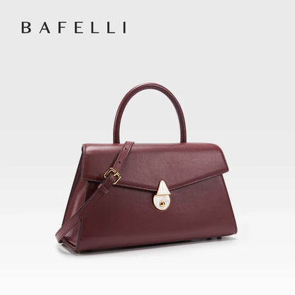 Genuine Leather Women's Handbag – Large Capacity Crossbody Tote