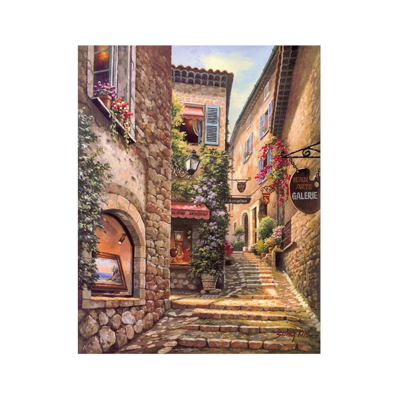 Venice Landscape Canvas Wall Art – Scenic Poster Print
