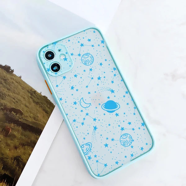 Star Planet Shockproof iPhone Case – Cute Cartoon Cover