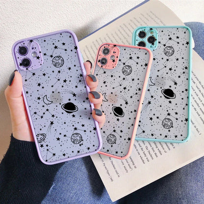 Star Planet Shockproof iPhone Case – Cute Cartoon Cover