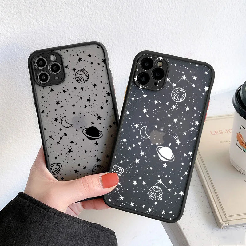 Star Planet Shockproof iPhone Case – Cute Cartoon Cover