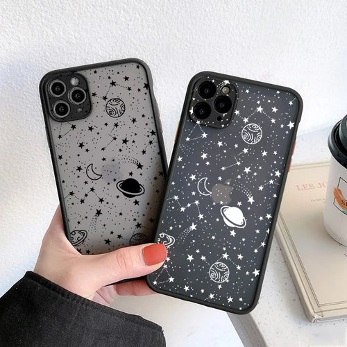 Star Planet Shockproof iPhone Case – Cute Cartoon Cover