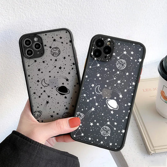 Star Planet Shockproof iPhone Case – Cute Cartoon Cover
