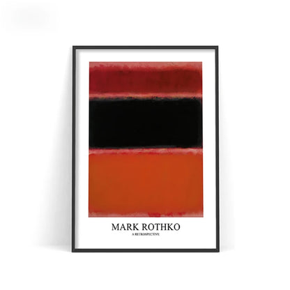 Mark Rothko Abstract Canvas Wall Art Poster – Nordic Color Block Print