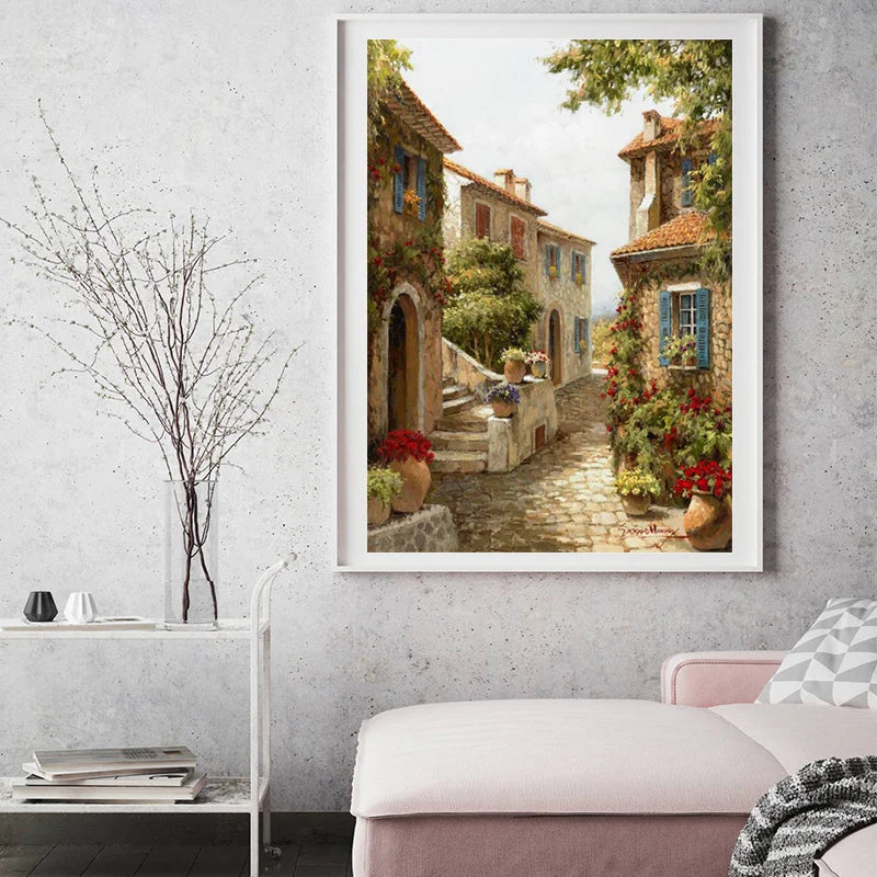 Venice Landscape Canvas Wall Art – Scenic Poster Print