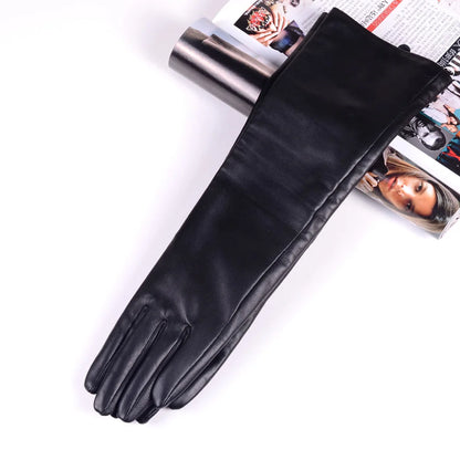 Women's Long Sheepskin Leather Gloves – Opera & Evening